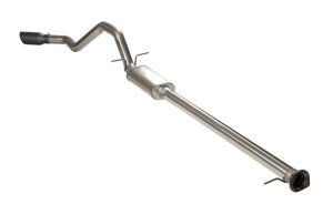 GMC Sierra 3500HD Performance Exhaust - Single Exit - Flowmaster - Flow FX Cat-Back - `20-`26