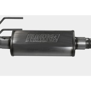 Ford F-350 Super Duty Performance Exhaust - Flowmaster - Cat-Back, Single Side Exit, Flow FX - Black - `17-`26