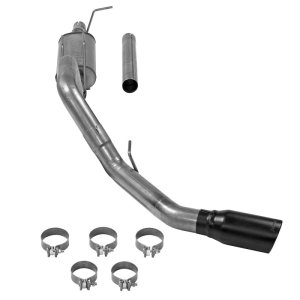 Ford F-350 Super Duty Performance Exhaust - Flowmaster - Cat-Back, Single Side Exit, Flow FX - Black - `17-`26