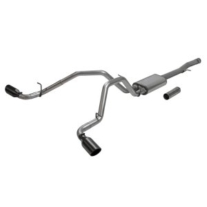 Chevrolet Silverado 1500 Performance Exhaust - Flowmaster - FlowFX Cat-Back Dual Side Exit - Black - `11-`18