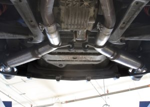 Chevrolet Camaro Performance Exhaust - Axle-Back - Flowmaster - FlowFX Dual Exit - Black - `10-`15