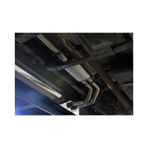 Dodge RAM 1500 Performance Exhaust - Flowmaster - FlowFX Cat-Back, Dual Same Side Out Exit, Black Ceramic Tips - Black - `09-`24