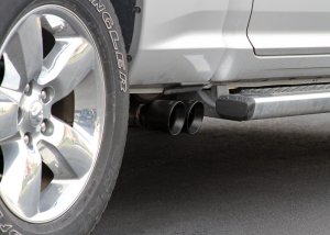 Dodge RAM 1500 Performance Exhaust - Flowmaster - FlowFX Cat-Back, Dual Same Side Out Exit, Black Ceramic Tips - Black - `09-`24
