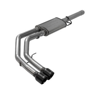Dodge RAM 1500 Performance Exhaust - Flowmaster - FlowFX Cat-Back, Dual Same Side Out Exit, Black Ceramic Tips - Black - `09-`24