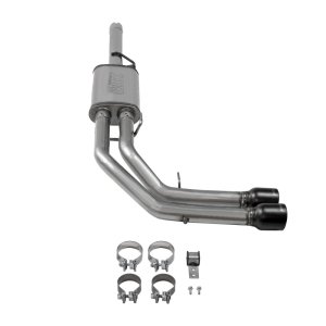 Dodge RAM 1500 Performance Exhaust - Flowmaster - FlowFX Cat-Back, Dual Same Side Out Exit, Black Ceramic Tips - Black - `09-`24