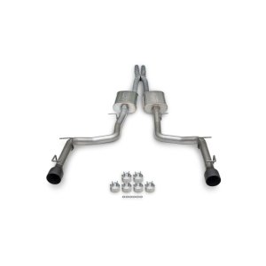 Dodge Charger GT Plus Performance Exhaust - Rear - Flowmaster - Flow FX, Dual Rear Exit, Cat Back - Black - `18-`23