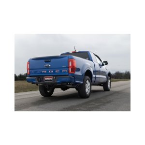 Ford Ranger Performance Exhaust - Rear - Flowmaster - Flow FX Cat-Back, Dual Same Side Exit - Black - `19-`23