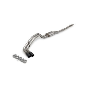 Ford Ranger Performance Exhaust - Rear - Flowmaster - Flow FX Cat-Back, Dual Same Side Exit - Black - `19-`23