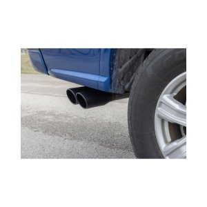 Ford Ranger Performance Exhaust - Rear - Flowmaster - Flow FX Cat-Back, Dual Same Side Exit - Black - `19-`23
