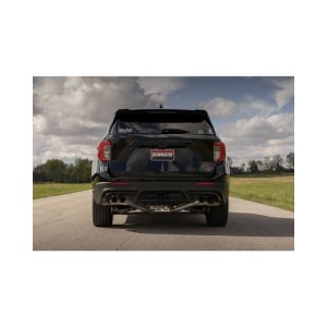 Ford Explorer ST Performance Exhaust - Dual Rear Exit - Flowmaster - Flow FX Cat-Back, Dual 3.50-inch Tips, Helmholtz Resonators - Black - `20-`26