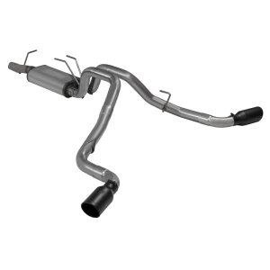 Ford F250 Super Duty Performance Exhaust - Dual Side Exit - Flowmaster - FlowFX Cat Back - Black - `17-`25