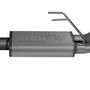 Ford F350 Super Duty Performance Exhaust - Dual Side Exit - Flowmaster - FlowFX Cat Back - Black - `17-`25