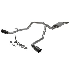 Nissan Frontier Performance Exhaust - Flowmaster - FlowFX Cat-Back, Dual Side Exit, 4.50-inch Ceramic Tips - Black - `05-`19