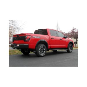 Nissan Titan Performance Exhaust - Flowmaster - Flow FX Cat-Back Dual Same Side Out Exit - Black - `17-`24