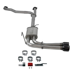 Nissan Titan Performance Exhaust - Flowmaster - Flow FX Cat-Back Dual Same Side Out Exit - Black - `17-`24