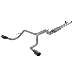 Toyota Tundra Performance Exhaust - Dual Side Exit - Flowmaster - Flow FX Cat-Back - Black - `07-`09