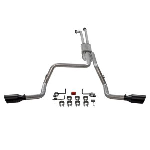 Toyota Tundra Performance Exhaust - Dual Side Exit - Flowmaster - Flow FX Cat-Back - Black - `07-`09