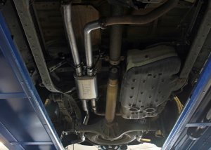 Toyota Tundra Performance Exhaust - Dual Side Exit - Flowmaster - Flow FX Cat-Back - Black - `07-`09