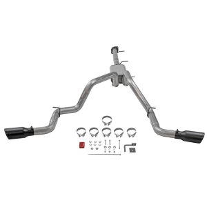 Chevrolet 2500HD Performance Exhaust - Dual Side Exit - Flowmaster - Flow FX Cat-Back - Black - `20-`25
