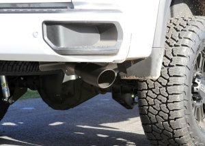 Chevrolet 3500HD Performance Exhaust - Dual Side Exit - Flowmaster - Flow FX Cat-Back - Black - `20-`25