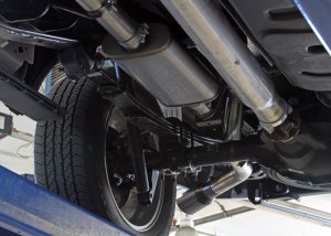 Ford F-150 Performance Exhaust - Flowmaster - Flow FX Cat Back, Single Out Side Exit - Black - `21-`26