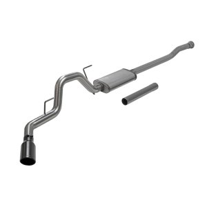 Ford F-150 Performance Exhaust - Flowmaster - Flow FX Cat Back, Single Out Side Exit - Black - `21-`26