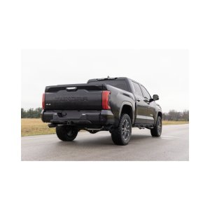 Toyota Tundra Performance Exhaust - Dual Side Exit - Flowmaster - Cat Back, Flow FX, Stainless Steel - Black - `22-`26