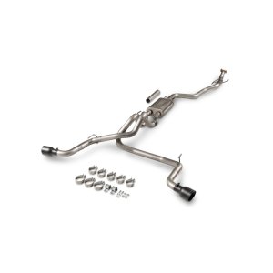 Toyota Tacoma Performance Exhaust - Flowmaster - Flow FX Cat-Back Dual Exit - Black - `24-`26