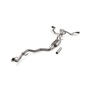 Toyota Tacoma Performance Exhaust - Flowmaster - Flow FX Cat-Back Dual Exit - Black - `24-`26