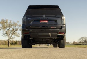 Chevrolet Tahoe Performance Exhaust - Dual Exit - Flowmaster - Flow FX Cat-Back - Black Chrome - `21-`26