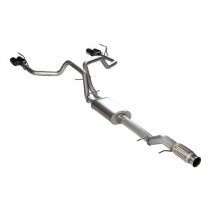 Chevrolet Tahoe Performance Exhaust - Dual Exit - Flowmaster - Flow FX Cat-Back - Black Chrome - `21-`26