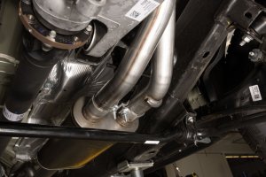 Chevrolet Tahoe Performance Exhaust - Dual Exit - Flowmaster - Flow FX Cat-Back - Black Chrome - `21-`26