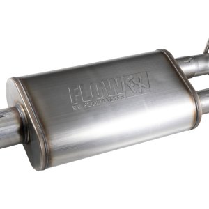 GMC Yukon XL Performance Exhaust - Dual Exit - Flowmaster - Flow FX Cat-Back - Black Chrome - `21-`26