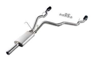 RAM 1500 Performance Exhaust - Rear - Flowmaster - Signature Series Cat-Back - Brushed Stainless Steel - `09-`24