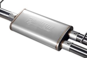 Ram 1500 Performance Exhaust - Rear - Flowmaster - Signature Series Cat Back - Black Chrome - `19-`24