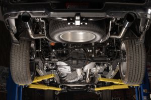 Ram 1500 Performance Exhaust - Rear - Flowmaster - Signature Series Cat Back - Black Chrome - `19-`24
