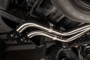 Toyota Tacoma Performance Exhaust - Rear - Flowmaster - Signature Series Cat-Back - Black Chrome - `24-`26