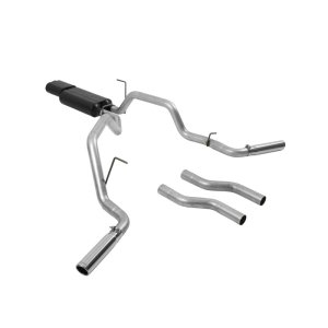 Toyota Tundra Performance Exhaust - Rear - Flowmaster - American Thunder Cat Back - `00-`06