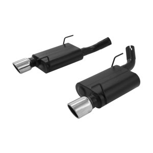 Ford Mustang California Special Performance Exhaust - Flowmaster - American Thunder Axle-Back - Polished Stainless Steel - `05-`10