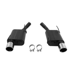 Ford Mustang GT Performance Exhaust - Flowmaster - American Thunder Axle-Back - Polished Stainless Steel - `05-`10
