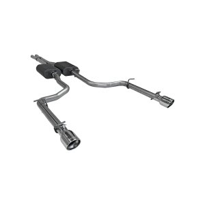 Dodge Magnum RT Performance Exhaust - Rear - Flowmaster - American Thunder Cat-Back + Super 40 Series Mufflers + Scavenger Series X-pipe - `05-`10