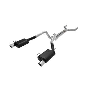 Ford Mustang Performance Exhaust - Flowmaster - American Thunder Cat-Back + Scavenger Series X-pipe - `05-`10