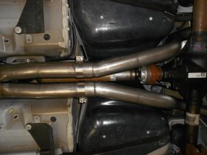 Ford Mustang Performance Exhaust - Flowmaster - American Thunder Cat-Back + Scavenger Series X-pipe - `05-`10