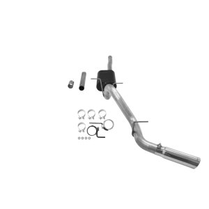 Chevrolet Silverado 1500 Performance Exhaust - Flowmaster - Cat Back, Single Exit, Force II - Polished - `07-`13
