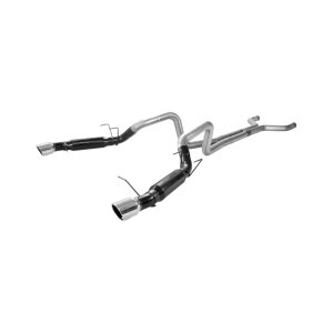Ford Mustang GT Performance Exhaust - Flowmaster - Outlaw Cat-Back - Polished - `11-`12