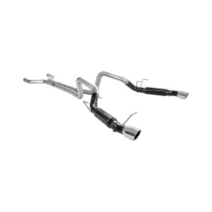 Ford Mustang GT Performance Exhaust - Flowmaster - Outlaw Cat-Back - Polished - `11-`12