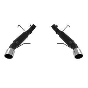 Ford Mustang GT Performance Exhaust - Rear - Flowmaster - Outlaw Series Axle-Back - Polished Stainless Steel - `13-`14