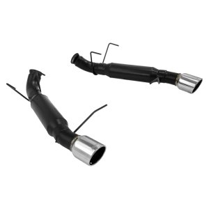 Ford Mustang GT Performance Exhaust - Rear - Flowmaster - Outlaw Series Axle-Back - Polished Stainless Steel - `13-`14