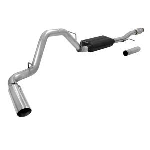 Chevrolet Silverado 1500 Performance Exhaust - Flowmaster - Force II Cat-Back, Super 50 Series Muffler, 4.00-inch Polished Tip - `14-`19