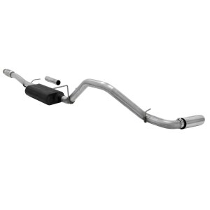 GMC Sierra 1500 Performance Exhaust - Flowmaster - Force II Cat-Back, Super 50 Series Muffler, 4.00-inch Polished Tip - `14-`19
